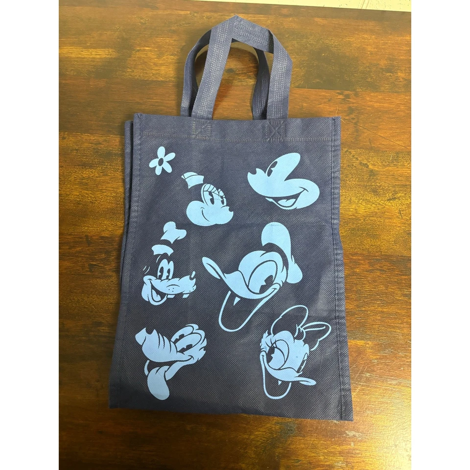 Bolso de Mano Reutilizable Disney Store - Mickey, Minnie, Donald, Daisy, Goofy - Azul Foto 1 de 4