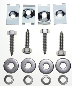 Mk2 Ford Escort Scatola Riscaldamento Clip e Vite Set RS2000 Mexico Harrier RS1800 - Foto 1 di 3