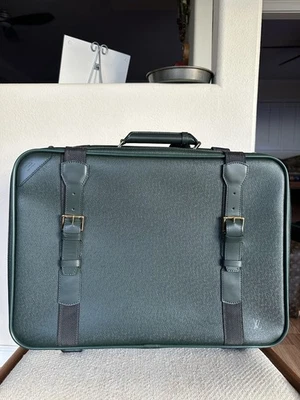 Louis Vuitton Satellite 53 Travel Carry Trunk Bag Case Suitcase Taiga 53x37x16cm - Image 1 of 4