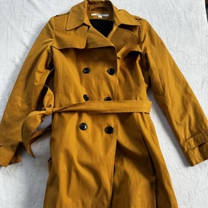 Gabardina DKNY Mujer Grande Cinturón Doble Pecho Chaqueta de Lluvia Otoño - Imagen 1 de 10
