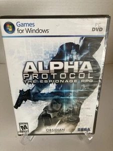 Alpha Protocol The Espionage RPG  (PC, 2010) Brand New Factory Sealed - Picture 1 of 3