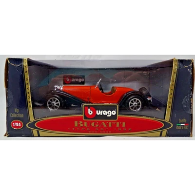 Burago Colección VIP 1:24 1932 Bugatti Tipo 55 Naranja Foto 1 de 4