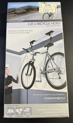 New Mammoth Cyclesports Lift It Bicycle Hoist, Garage Ceiling Storage Vi03 - Image 1 of 4