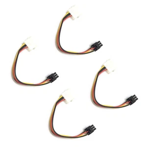 4 Pin to 6 Pin PCI-Express Video Card Power Converter Adapter Cable Wire Line A - Picture 1 of 9