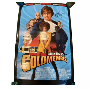 Austin Powers Signed One Sheet Poster by Mike Myers - Picture 1 of 1
