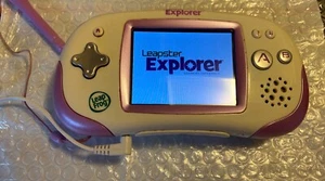 Leap Frog Leapster Explorer Handheld Learning Game System and A/C Adapter TESTED - Picture 1 of 11