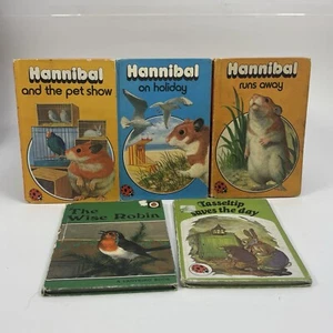 5x Vintage Ladybird Book 1949 Series 497 — The Wise Robin, Hannibal, Tasseltip - Imagen 1 de 11