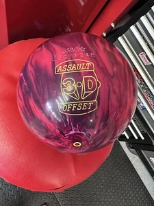 USED - Bowling Ball - 15lb Hammer "3D-OFFSET ASSULT" - DRILLED WEIGHT 14lb 14oz - Picture 1 of 9