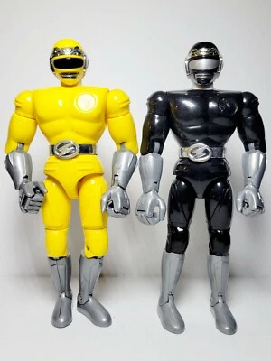 Набор из 2 предметов 1993 Mighty Morphine Power Rangers 7 дюймов от Trendmasters Inc., бывшие в употреблении - Изображение 1 из 4