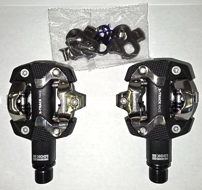 Pedales Look X-Track Race sin clip XC pedales MTB 2 pernos con tacos Foto 1 de 4