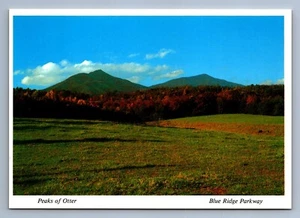 Postcard Vtg Virginia Peaks Of Otter Blue Ridge Parkway Nature Mountains 4x6 - Picture 1 of 2