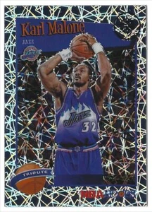 2019-20 Hoops Premium Stock Silver Laser Prizm Karl Malone #286 READ&SAVE Utah - Bild 1 von 2