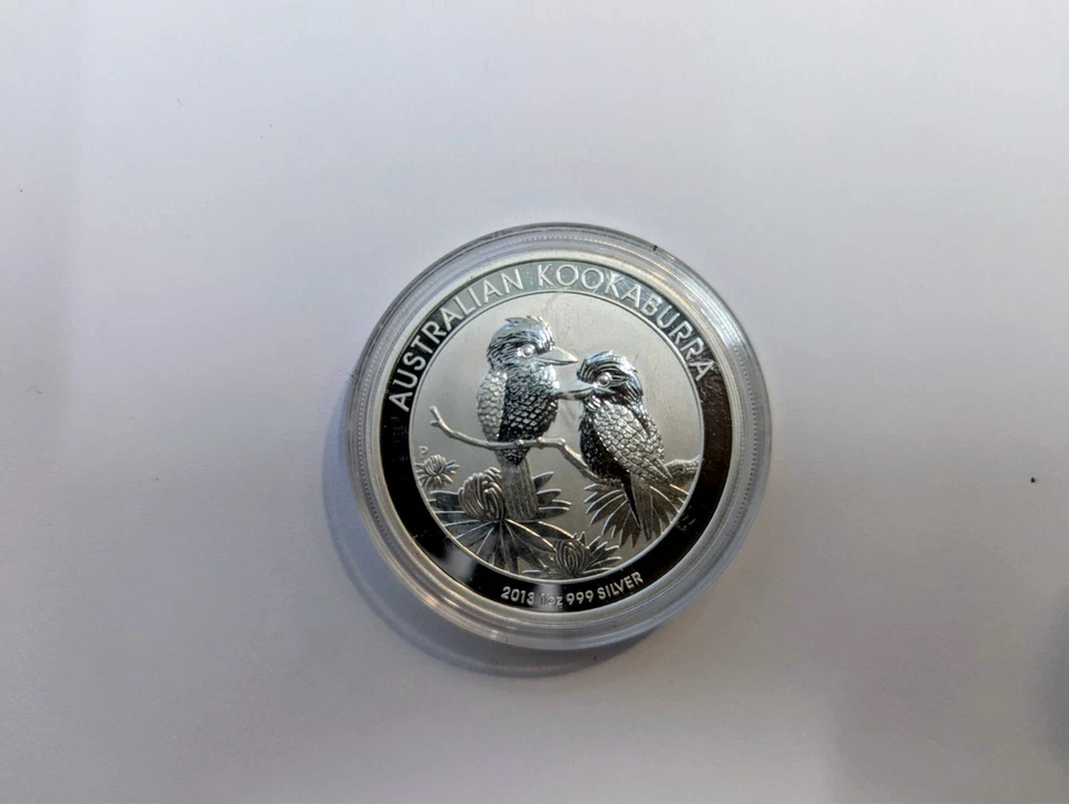 2013 Perth Mint Australian Kookaburra 1 oz .999 Fine Silver Bullion Coin - Image 1 of 1