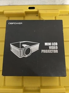 Working DBPOWER Q5 Mini LCD Video Projector White PJ0735 Open Box - Picture 1 of 3