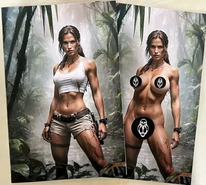 Lara Croft D (Naughty & Nice) - Ltd 100 W/ Matching CoA - Deviant Nation - Picture 1 of 6