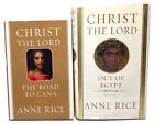 Christ the Lord Out of Egypt and The Road to Cana by Anne Rice Book HC/DJ Lot