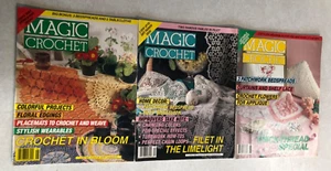 Lote de 3 revistas Magic Crochet vintage - Número de edición 79, 83 y 84 - Imagen 1 de 10