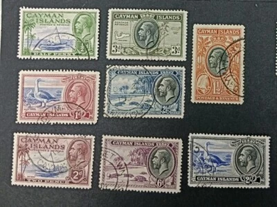 CAYMAN 1935 0.5d to 2s SG 97 - 103 105 Sc 86 - 92 94 Used - Image 1 of 2