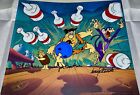 Flintstones Cel King Pin Hanna Barbera Takamoto podpisana rzadka animacja komórka artystyczna