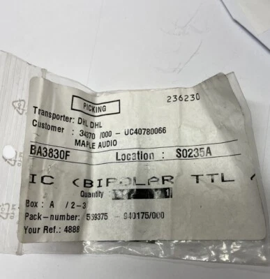 Kenwood BA3830F I.C. - Brand New - Spare Part - Image 1 of 2