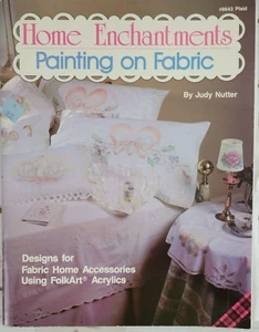 Pintura de encanto para el hogar sobre tela Judy Nutter usando acrílicos de arte popular a cuadros - Imagen 1 de 5