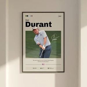 Joe Durant Poster, Golffan Geschenk, Golfdruck, Joe Durant Fan Geschenk - Bild 1 von 10