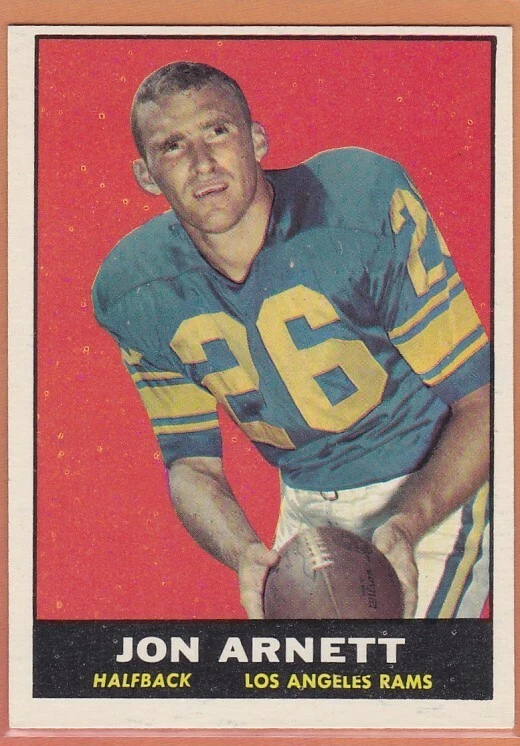 1961 TOPPS FOOTBALL JON ARNETT #49 RAMS EX+ *80563 - Image 1 of 1