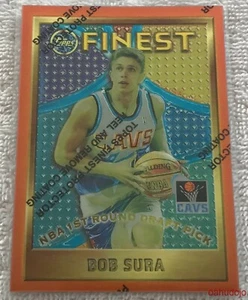 1995-96 Topps Finest BOB SURA #127 Rookie Cleveland Cavaliers RC - Picture 1 of 2