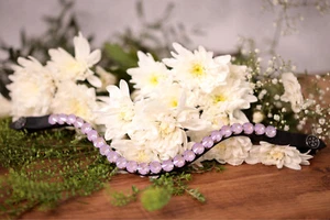 Eis Reiter Stirnband frostig Parma violett Schnellwechsel Druckknoppfclips - Bild 1 von 7