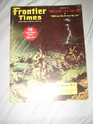 Summer 1959 FRONTIER TIMES James Boys, Civil War Stories, California Range Wars - Image 1 of 4