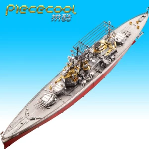 HMS Prince of Wales- Silver 3D Metal Puzzle Model Kits Assemble Jigsaw Toys - Picture 1 of 12
