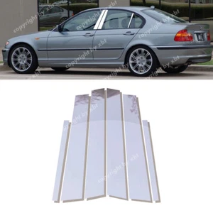 For BMW 3 Series 2005-2012 Chrome Door Pillar Posts Window Trim Panel 6pc - Imagen 1 de 10