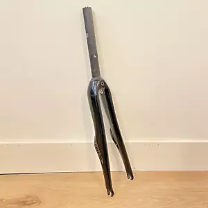 Specialized Zertz Full Carbon 700C Road Fork Black 1 1/8" Fact Rim Brake - Picture 1 of 8