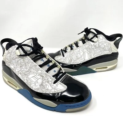 Zapatillas Air Jordan Dub-Zero 2005 blanco/negro-luz foto 311046-102 talla 11,5 Foto 1 de 4