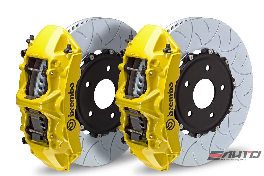 Brembo Front GT Brake 6p Caliper Yellow 355x32 Type3 BMW 128i 135i E82 E88 08-13 - Image 1 of 1