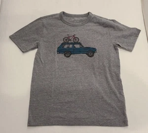 NWOT Crewcuts kids boys' size L 10-11 yrs bike & car short sleeve grey t-shirt - Picture 1 of 2