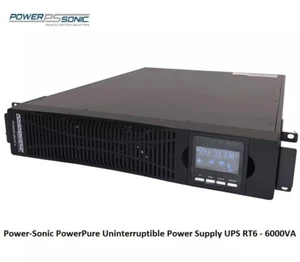Power-Sonic PowerPure Uninterruptible Power Supply UPS RT6 - 6000VA -"Brand New" - Picture 1 of 3