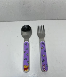 Disney Winnie The Pooh & Tigger Toddler Children's Spoon & Fork Set - Picture 1 of 2