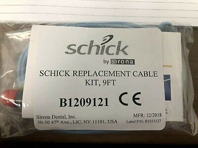Schick By Sirona Replacement Cable Kit 9 Ft Fits Elite/33/select/ With Free Ship • 549$