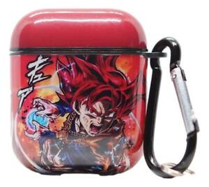 Dragon Ball Z Airpod Case SSG Goku using the KAMEHAMEHA with keychain holder