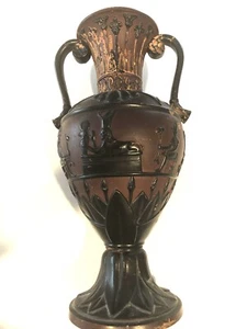 Antike Ägypten Revival Ferdinand Gerbing um 1850 Terrakotta Vase signiert FG 94 - Bild 1 von 12