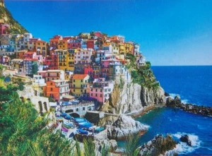 Jigsaw Puzzle International Amalfi Coast Cinque Terre Italy 500 piece NEW 19"x14 - Picture 1 of 1