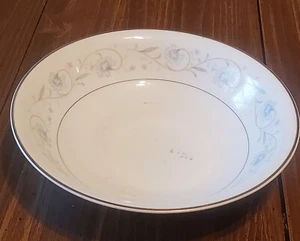 English Garden 1221 Platinum 4 Dessert Bowls Fine China Japan 5.5" dia VTG - Picture 1 of 5