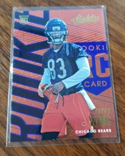 2018 panini absolute football #115 Javon Wims Blue Spectrum Rookie Card Bears