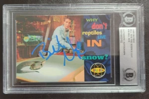 Bill Nye Signed 1995 Skybox Bill Nye the Science Guy Card w/ BAS COA Beckett #38 - Picture 1 of 2