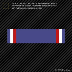 (2x) 4" Air Force Corps Recruiting Service Ribbon Sticker USMC USAF recruiter - Picture 1 of 1