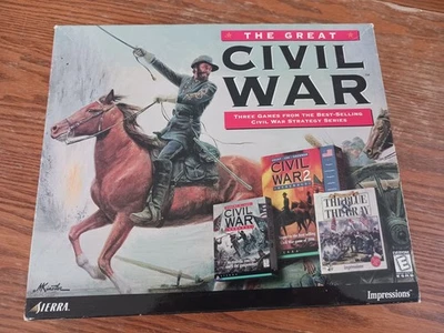 THE GREAT CIVIL WAR  CD ROM COMPUTER GAME - Image 1 of 4