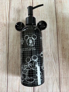 Neu mit Etikett Disney Mickey Mouse schwarzer Seifenspender 9 Zoll Keramik Skizzenbuch Lotion Pumpe - Bild 1 von 5