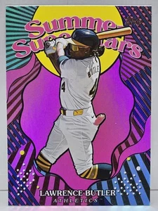 2025 Topps Series 2 Lawrence Butler Summer Superstars PINK FOIL #SS-30 Athletics - Picture 1 of 2