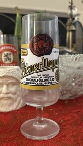 Pilsner Urquell Collectible Footed Beer Glass Stem Ware - Picture 1 of 2